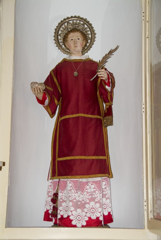 Ambito dell'Italia meridionale sec. XIX, Statua di Santo Stefano
