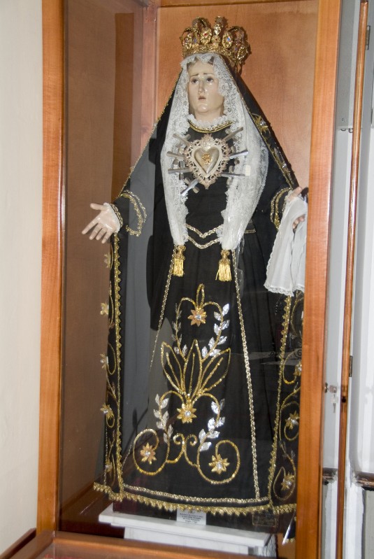 Caretta R. sec. XIX, Statua della Madonna addolorata
