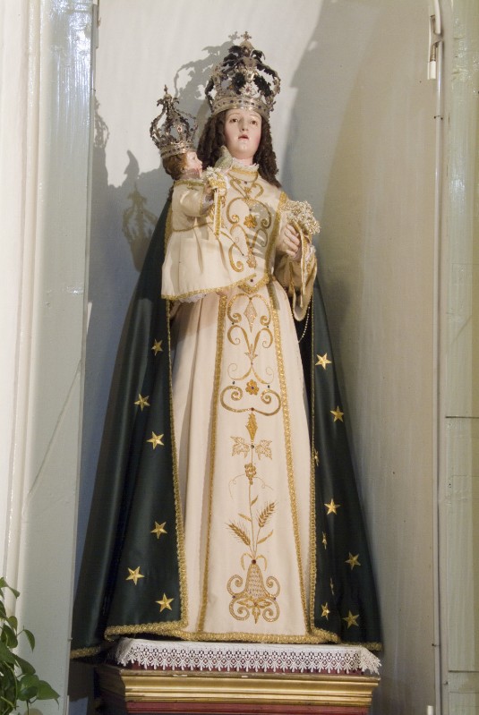 Ambito pugliese sec. XIX, Statua della Madonna di Monteverde