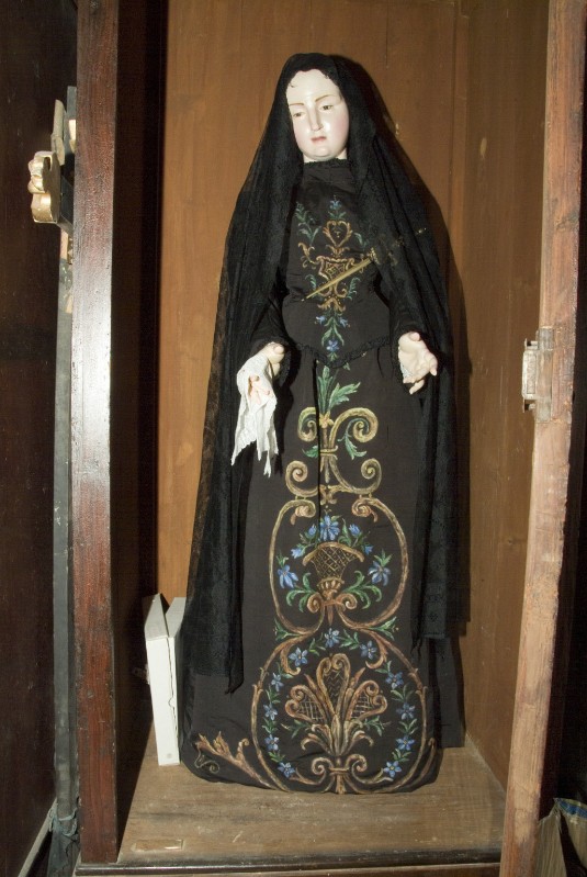 Ambito pugliese sec. XIX, Statua della Madonna addolorata