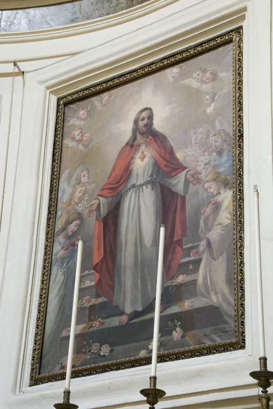 Colonna U. (1933), Dipinto del Sacro Cuore di Gesù
