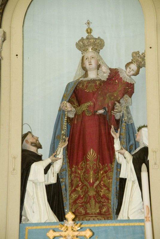 Ambito dell'Italia meridionale sec. XIX, Statua Madonna del rosario