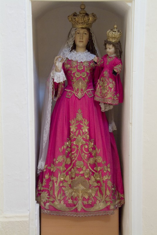 Ambito dell'Italia meridionale sec. XIX, Statua Madonna delle grazie