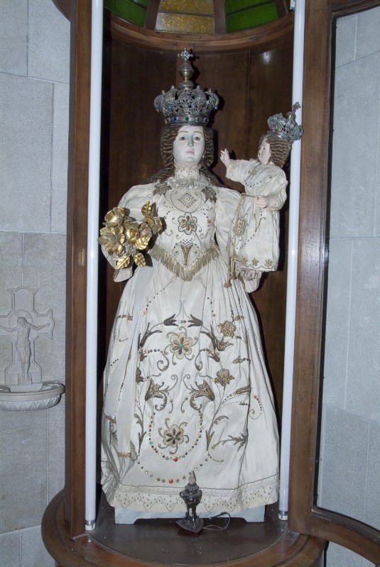 Ambito dell'Italia meridionale sec. XIX, Statua Madonna degli angeli