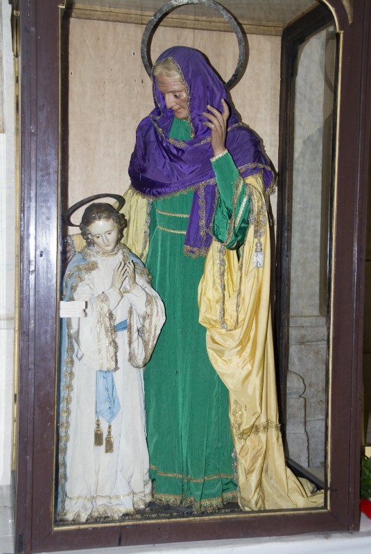 Ambito andriese sec. XIX, Statua di Sant'Anna