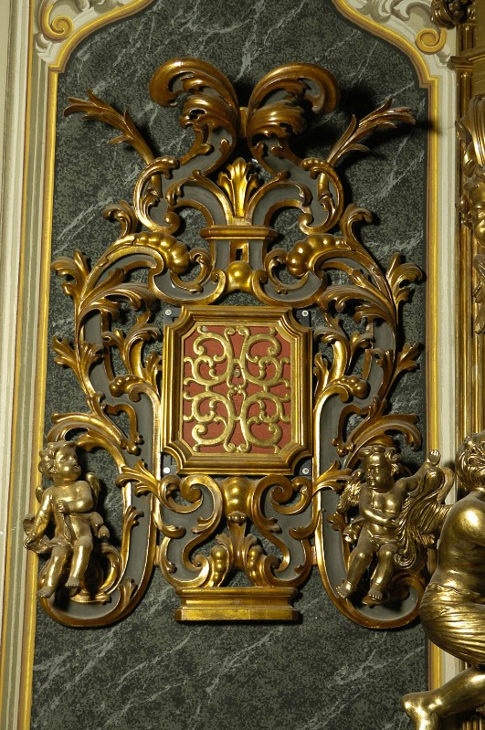 Bottega lombarda sec. XVII, Cornice di reliquiario