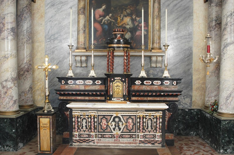 Maestranze lombarde sec. XVII, Altare del Santissimo Sacramento