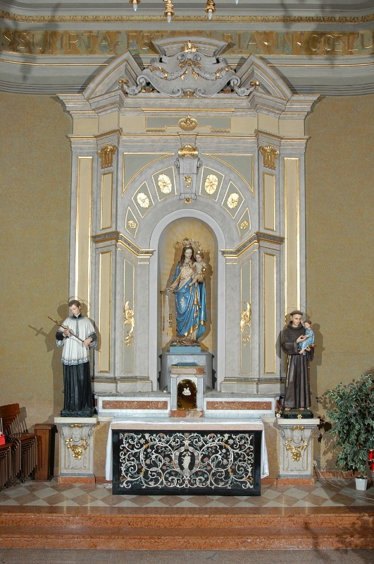 Maestranze lombarde sec. XIX-XX, Altare della Madonna del carmine