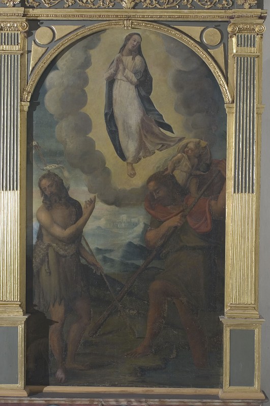 Sanviti S. (1576), Madonna Immacolata, San Giovanni Battista e San Cristoforo