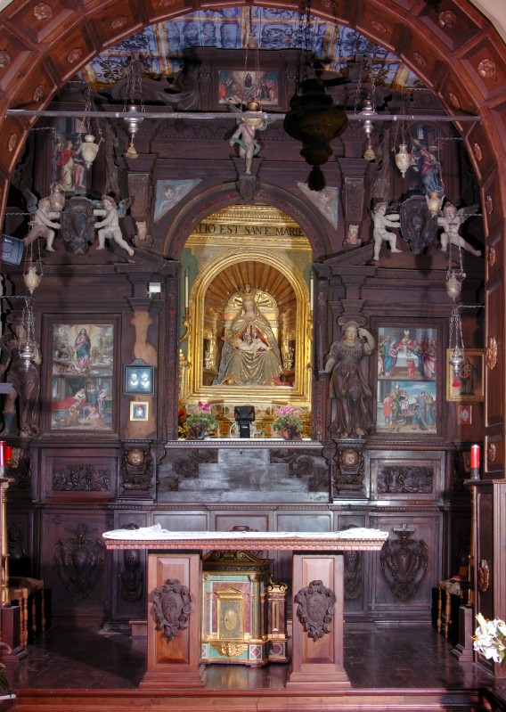 Bott. abruzzese (1607), Altare maggiore della Madonna delle Grazie