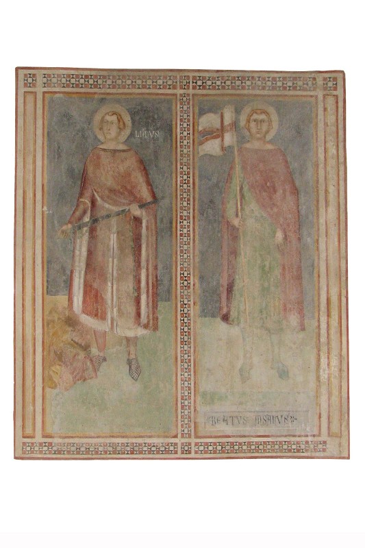 Ambito senese sec. XIV, Sant'Ansano e San Galgano