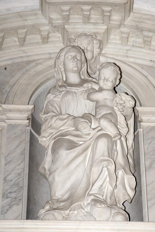 Cominelli A. sec. XVIII, Madonna con Gesù Bambino