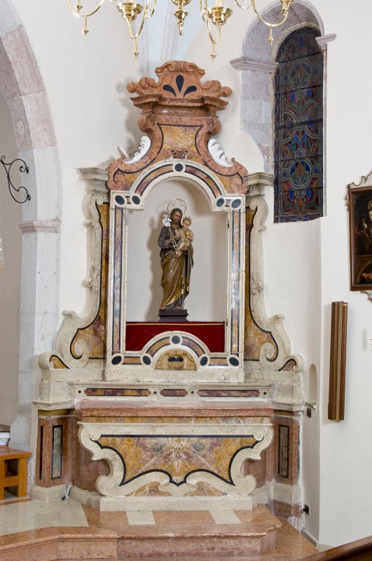 Attribuito a Sartori A. G. terzo quarto sec. XVIII, Altare laterale destro