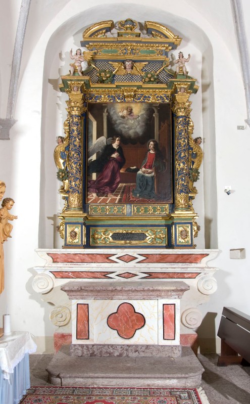 Bottega trentina (1631), Altare laterale dell'Annunciazione