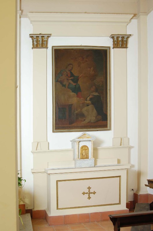 Bott. dell'Italia centr. sec. XX, Altare dedicato alla Madonna del Rosario