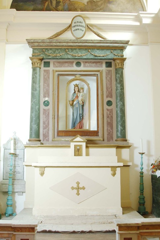 Bott. dell'Italia centr. sec. XX, Altare dedicato alla Madonna delle Grazie