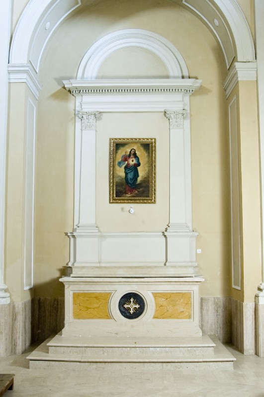 Bott. dell'Italia centr. sec. XIX, Altare laterale dedicato al Sacro Cuore