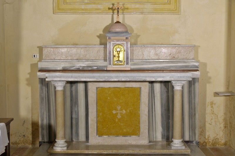 Maestranze romagnole sec. XIX, Altare laterale della Madonna del pianto