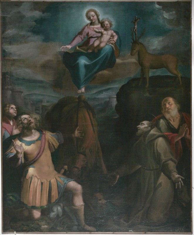 Scuola toscana sec. XVII, Miracolo di Sant' Eustachio