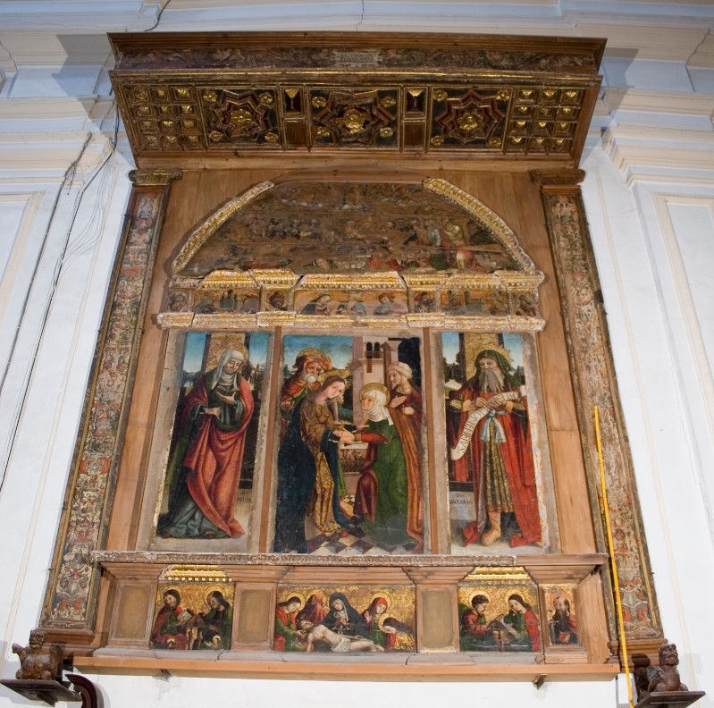 De Matta J. (1519), Trittico della Visitazione tra i Santi Anna e Zaccaria