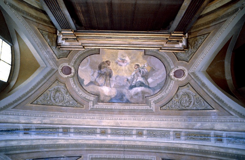 Albertella M. (1925), San Luigi Gonzaga e San Francesco d'Assisi in adorazione