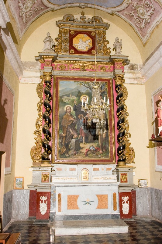 Ambito piemontese sec. XVII-XX, Altare di San Giuseppe Cottolengo