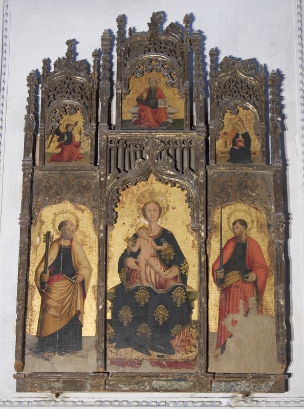 Ambito italiano sec. XV, Polittico della Madonna della Vittoria