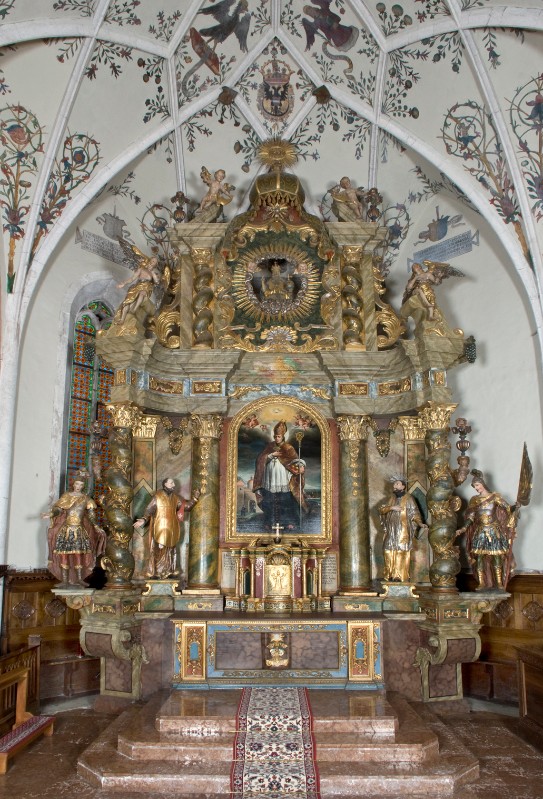 Insom P. e aiuti (1753-1758), Altare maggiore