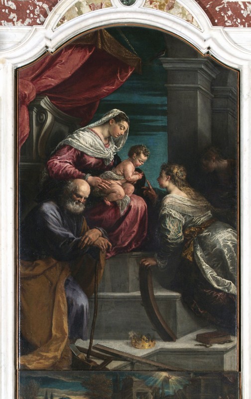 Bassano J.-Bassano F. (1575-1578), Nozze mistiche di S. Caterina