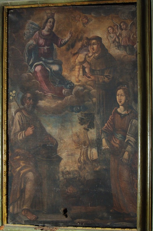 Ambito dell'Italia centr. (1660), Madonna assunta e tre santi