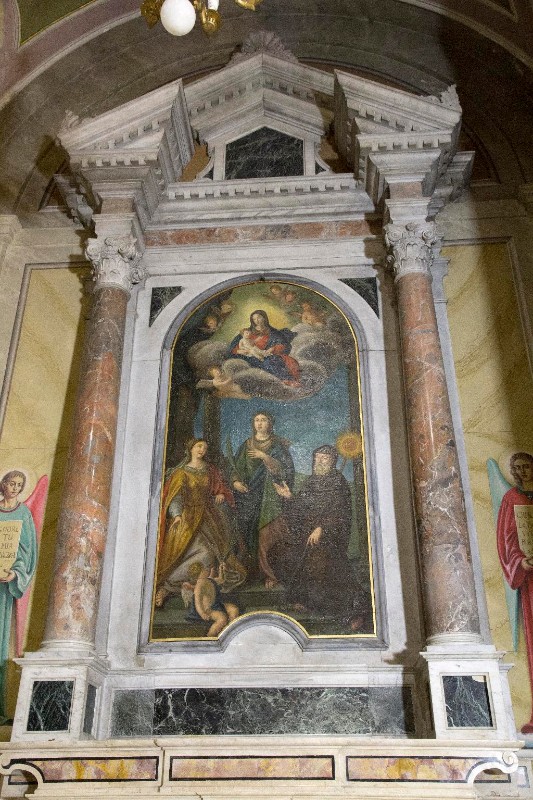 Ambito lombardo sec. XVIII, Ancona dell'altare di Santa Restituta