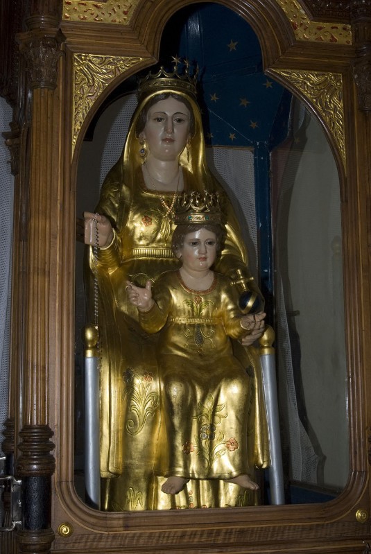 Bott. lucana sec. XV, Statua della Madonna con Gesù Bambino
