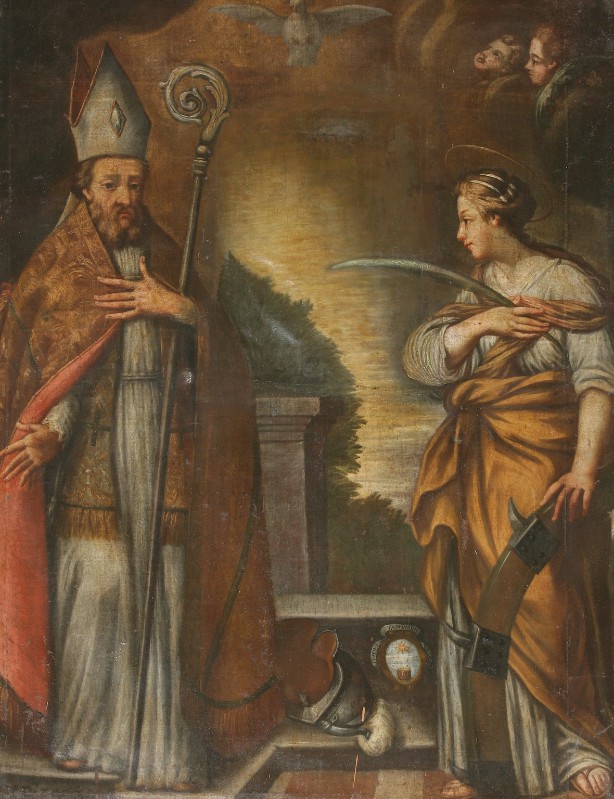 Rossi Carlo (1710), San Martino di Tours e Santa Caterina d'Alessandria