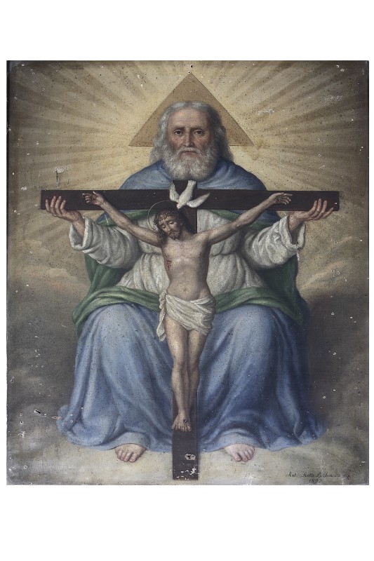 Scotti Lachianca A. (1897), Trinità in olio su tela