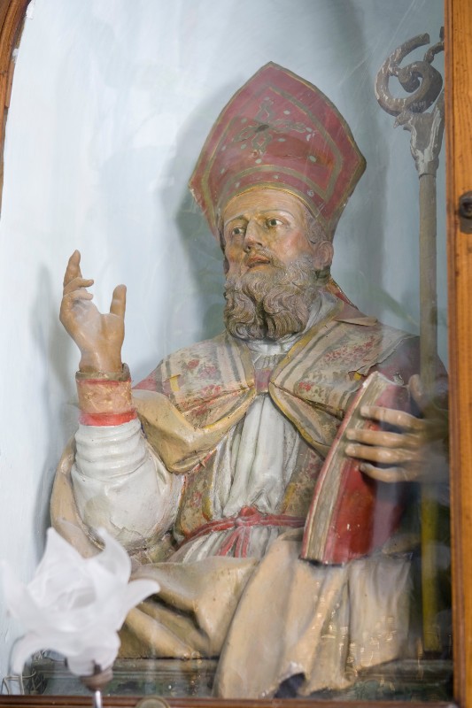 Bott. napoletana prima metà sec. XVIII, San Donato di Arezzo in legno