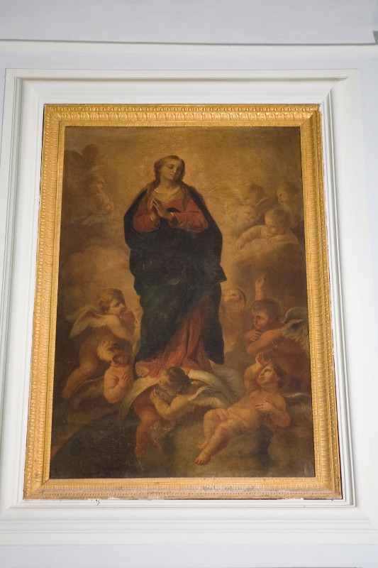 Ambito napoletano secc. XVIII-XIX, Madonna immacolata in olio su tela