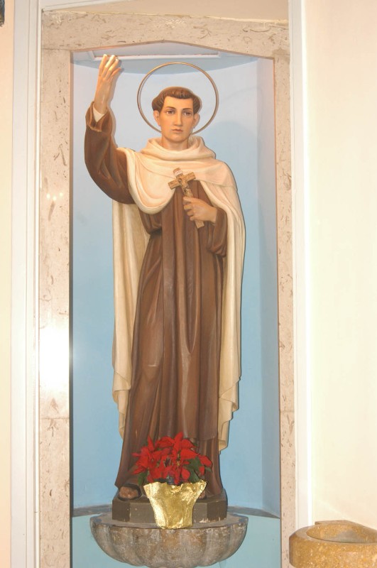 Produzione italiana sec. XX, Statua di Sant'Alberto
