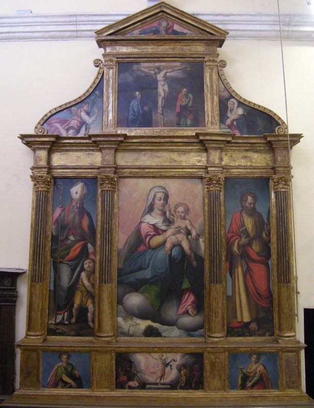 Ambito napoletano sec. XVI, Retablo della Madonna del Libro