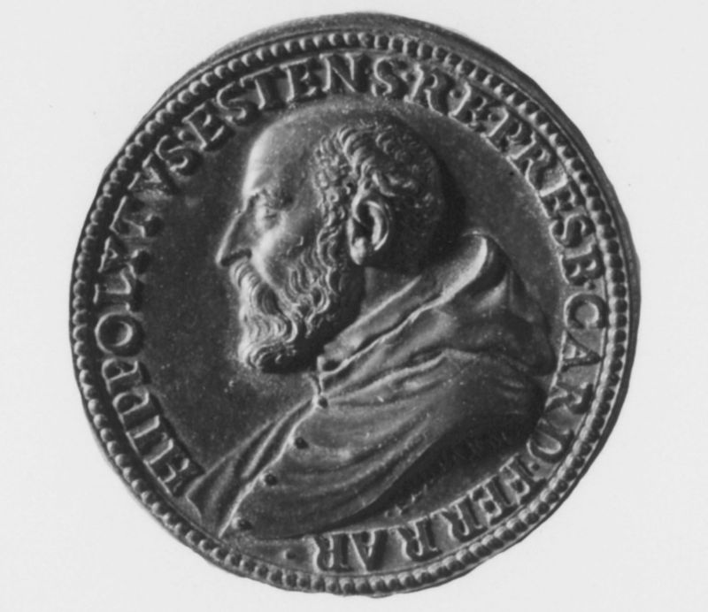 Medaglia raffigurante Ippolito II d'Este