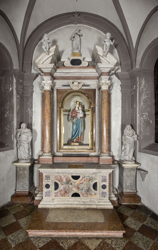 Maestranze trentine seconda metà sec. XVII, Altare della Madonna del rosario