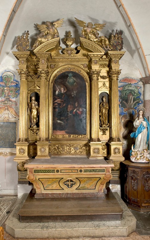 Bottega veneta (1611-1617 circa), Altare laterale della Madonna annunciata