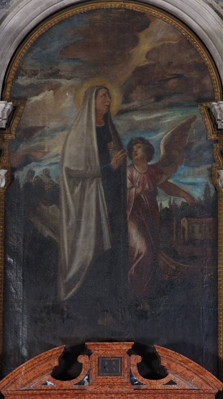Fialetti Odoardo (1637), Santa Francesca Romana accompagnata dall'angelo custode