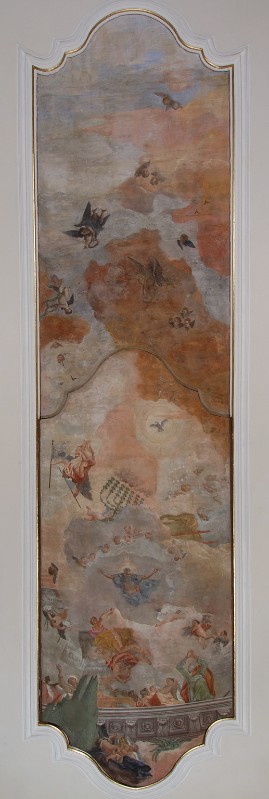Tiepolo Giandomenico (1799), Dio Padre in gloria fra angeli e santi