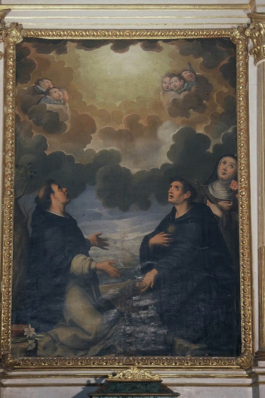 Bertuzzi G. O. sec. XVII, San Nicola da Tolentino e San Domenico