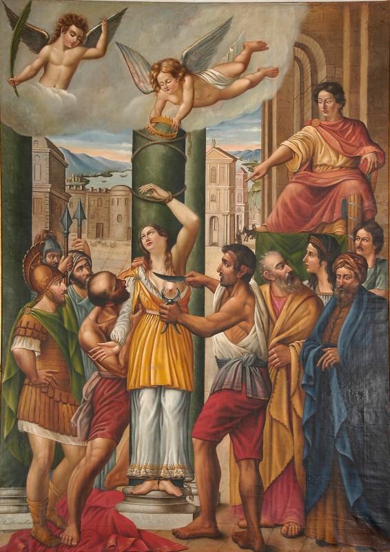 Ambito lombardo (1838), Martirio di Sant'Agata