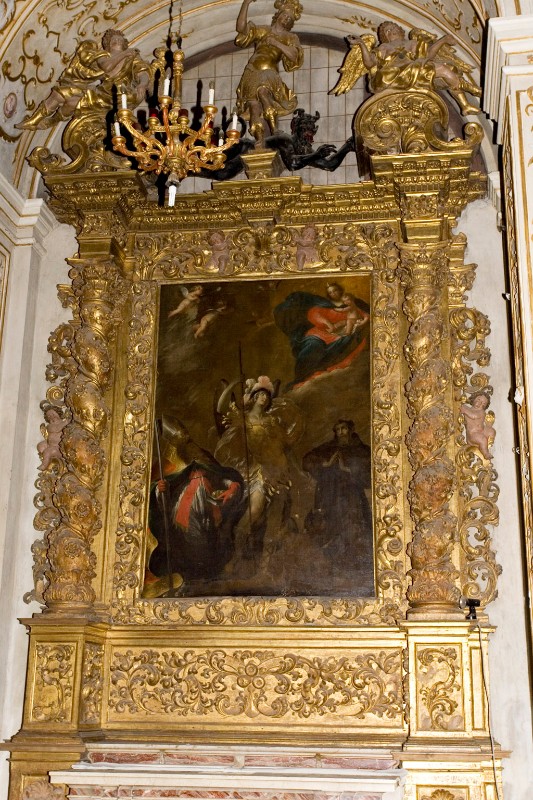 Bianchi G. sec. XVII, Ancona dell'altare di San Michele arcangelo