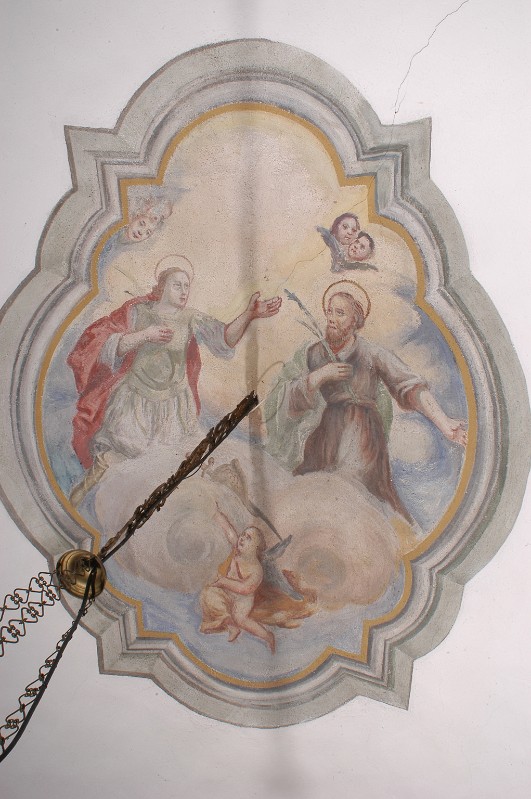 Ambito lombardo sec. XVIII, San Vito e San Modesto in gloria