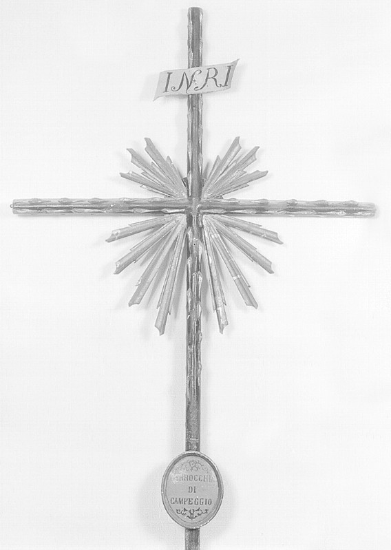 Bott. emiliana sec. XIX, Croce processionale h. 230