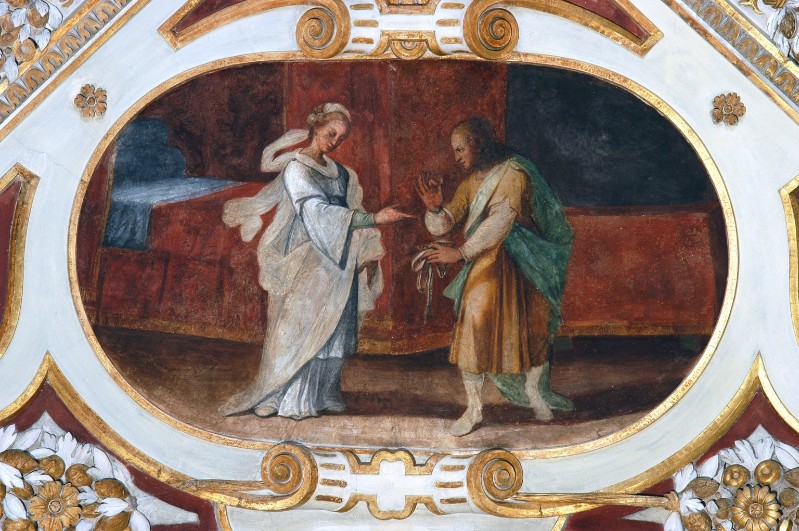 Procaccini C. (1609-1612), Sant'Alessio si congeda dalla sposa
