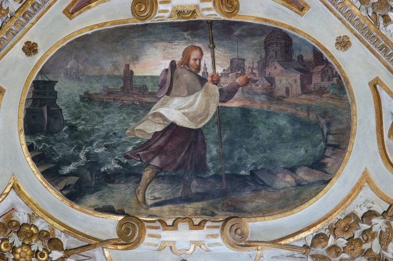 Procaccini C. (1609-1612), Sant'Alessio pellegrino si dirige in Terra Santa